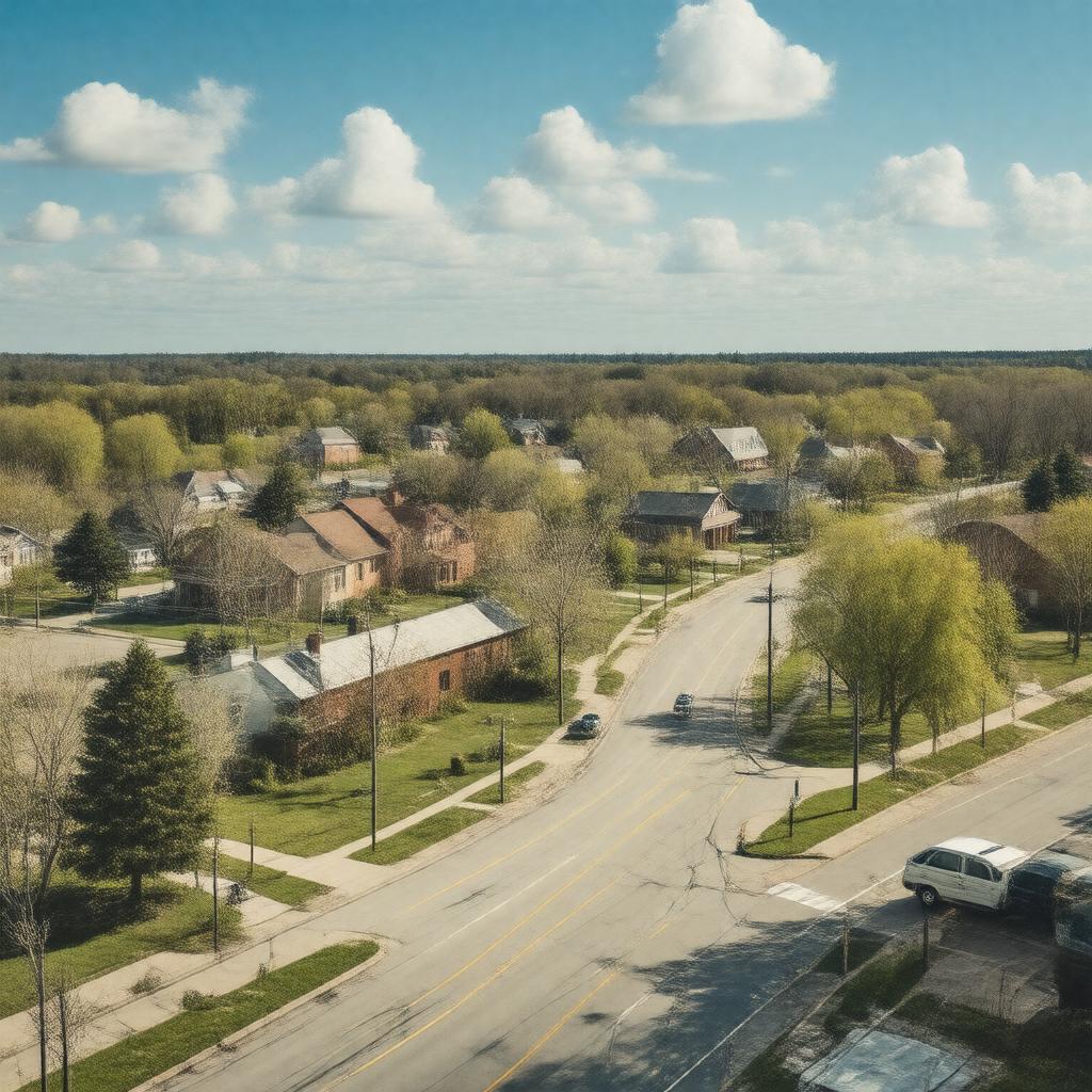 Click to view larger image AI-created image of Spring Hill, Iowa