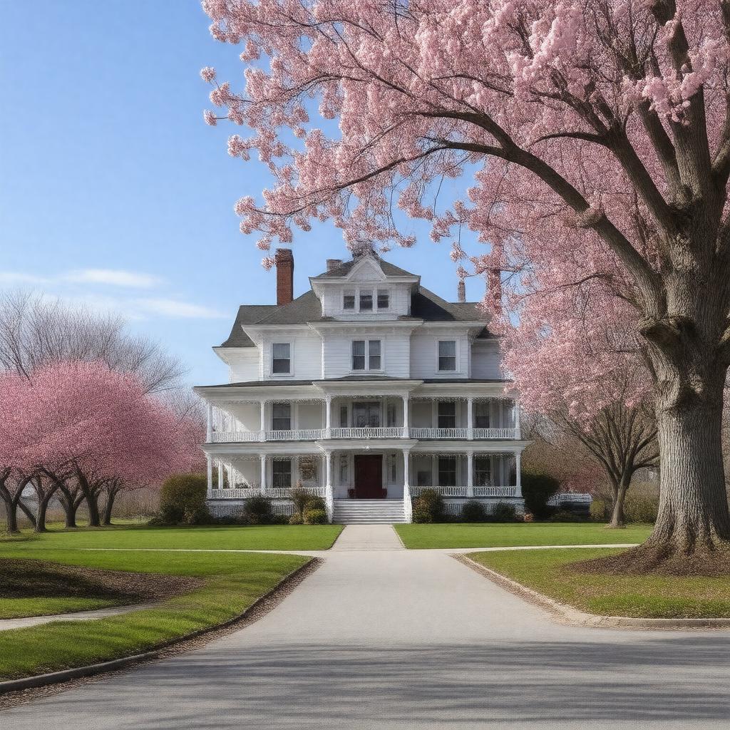 AI-created image of Spring House Hotel Historic District