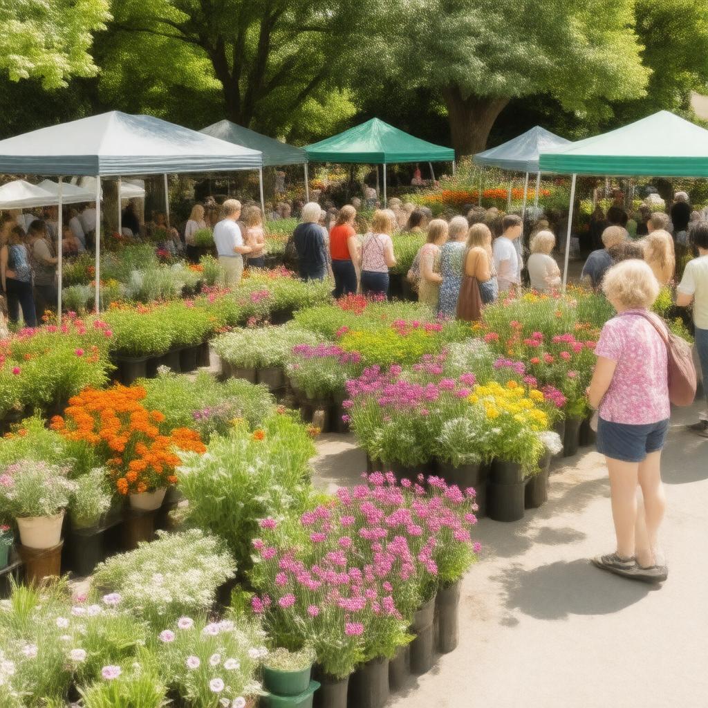 AI-created image of Spring Plant Sale