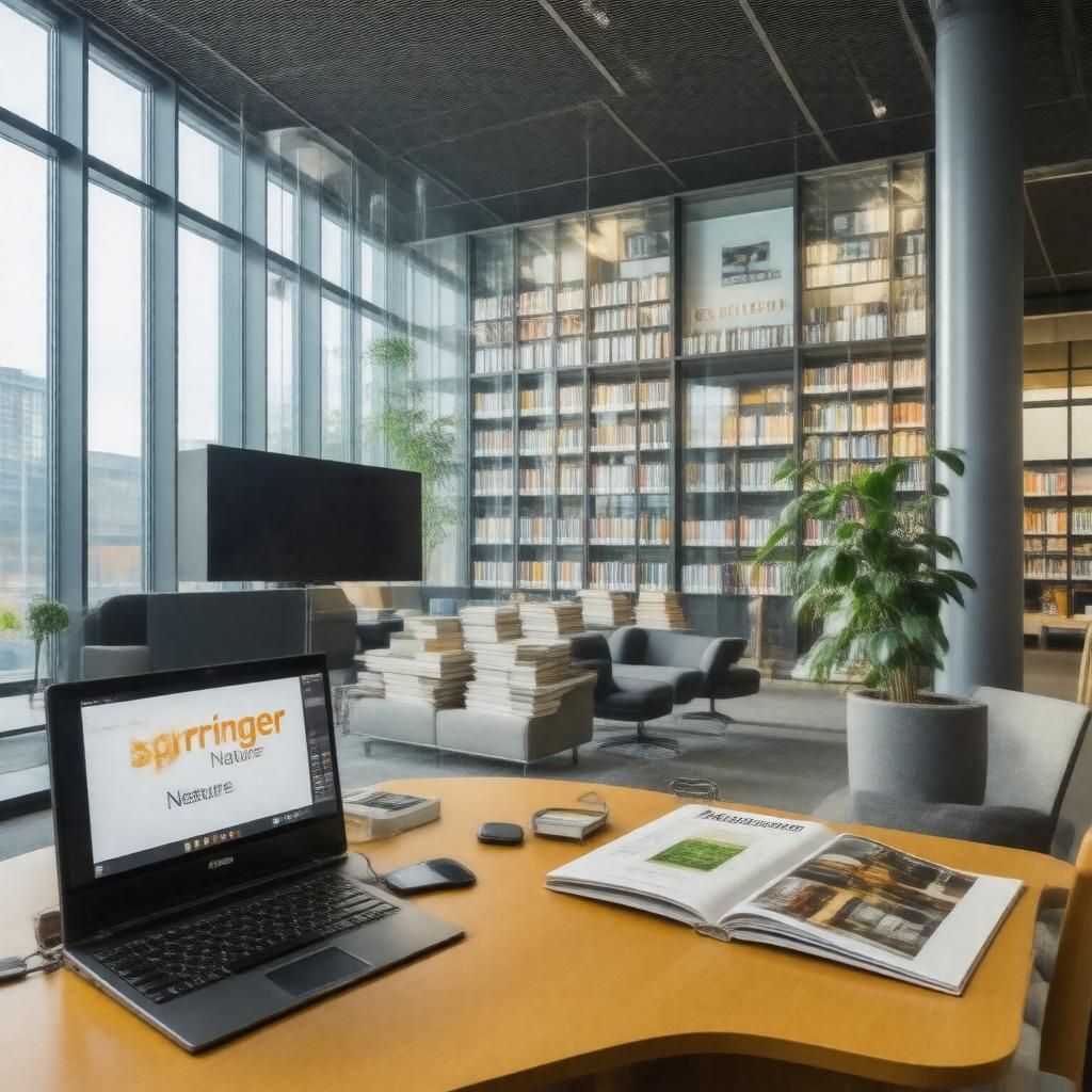 AI-created image of Springer Nature