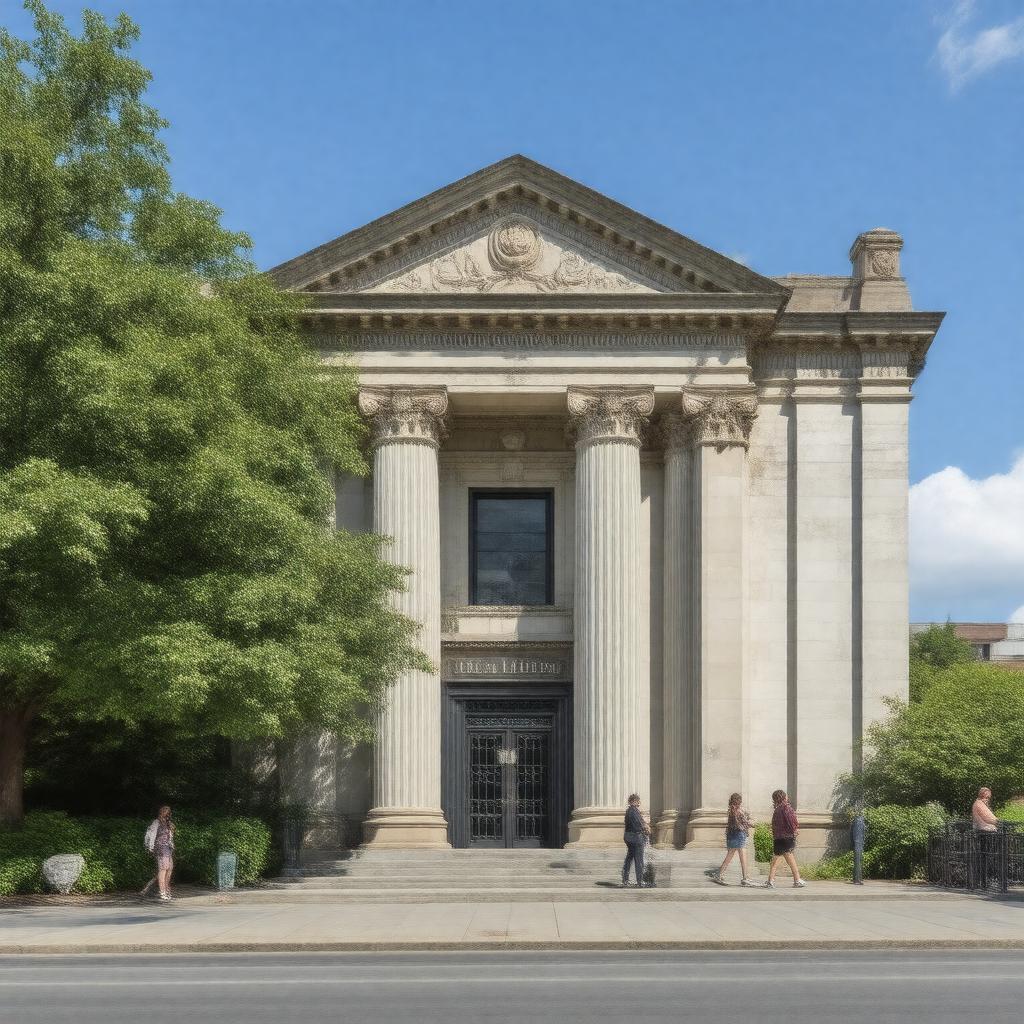 Click to view larger image AI-created image of Springfield City Library