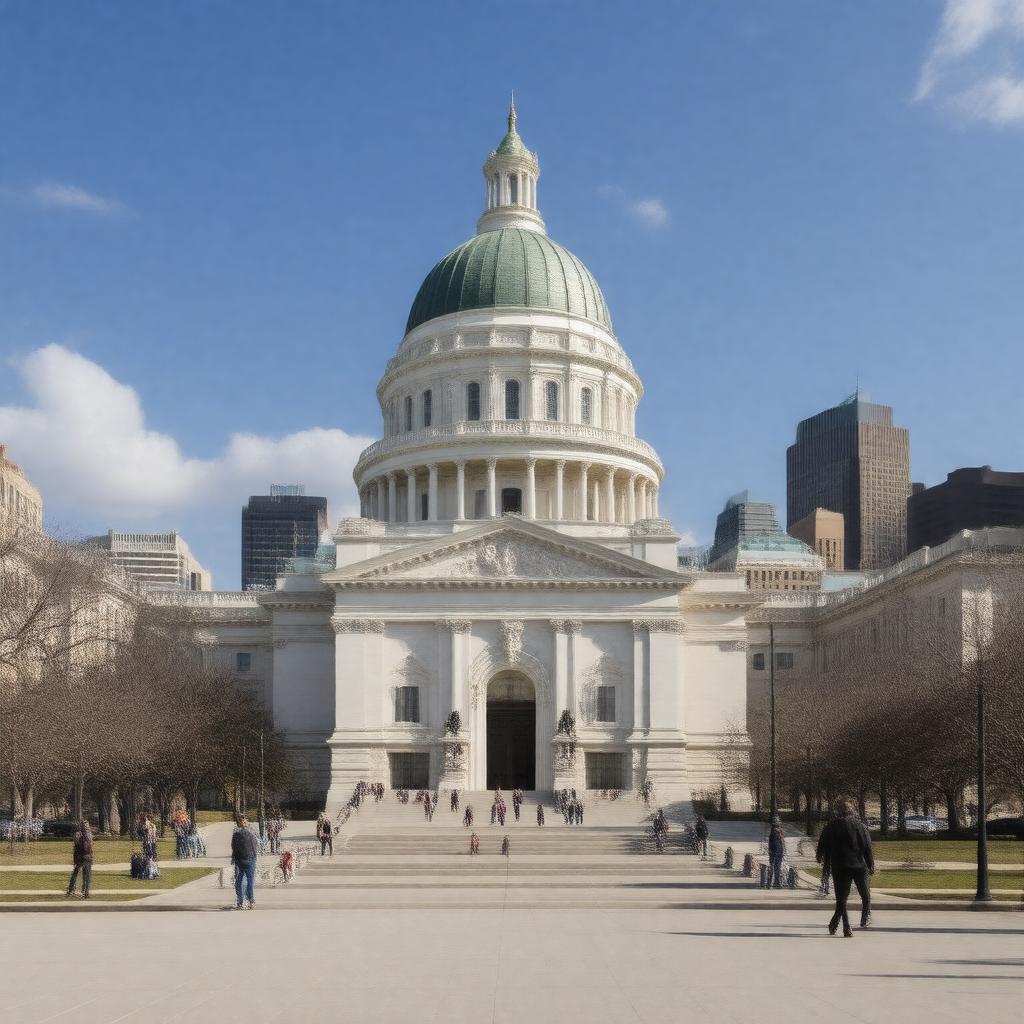 AI-created image of Springfield, Illinois