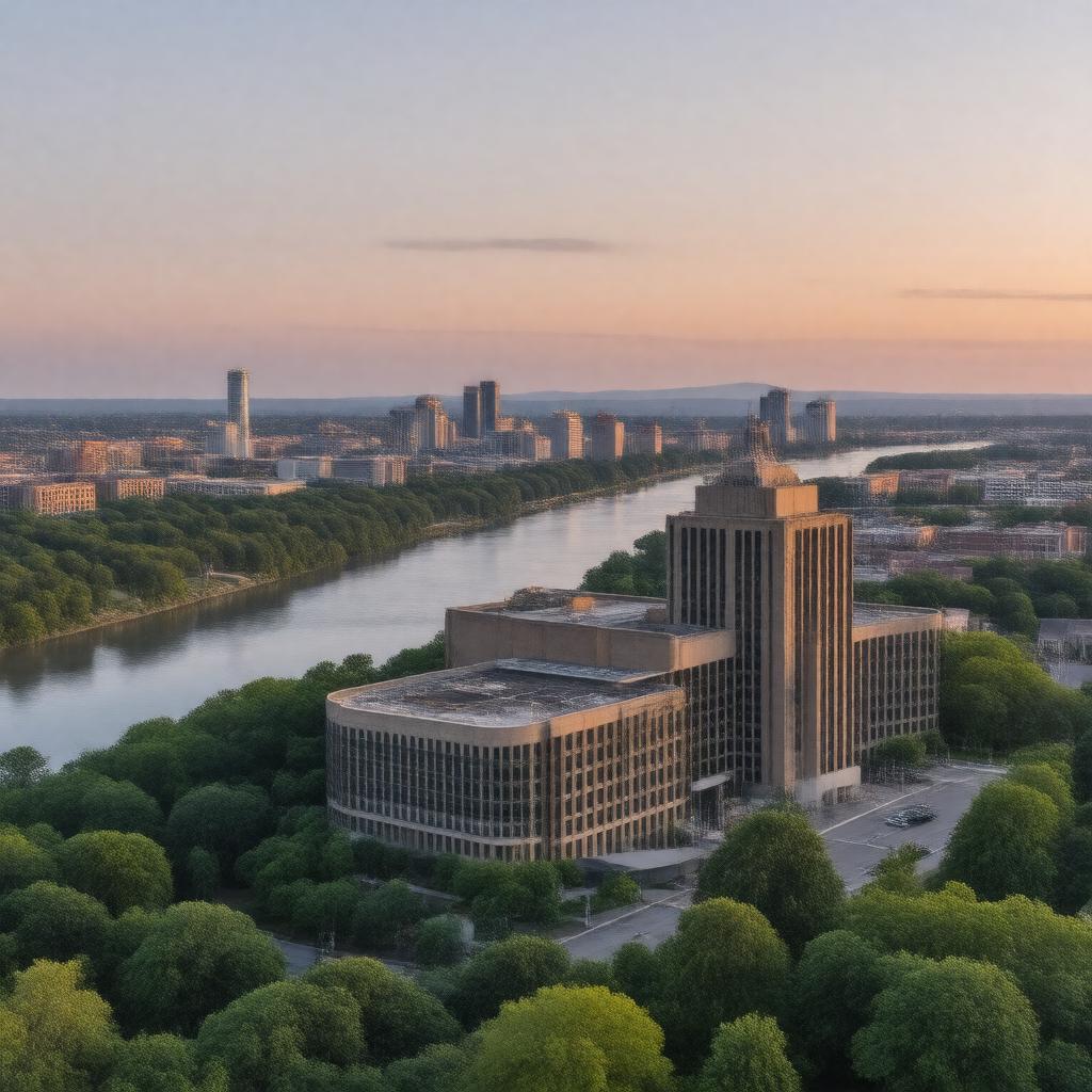 AI-created image of Springfield, Massachusetts