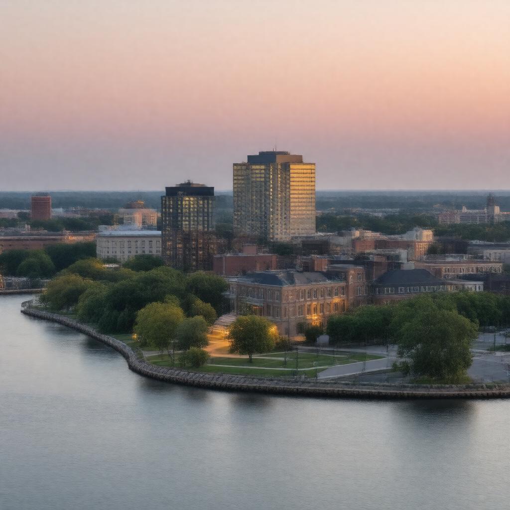 AI-created image of Springfield, Ohio
