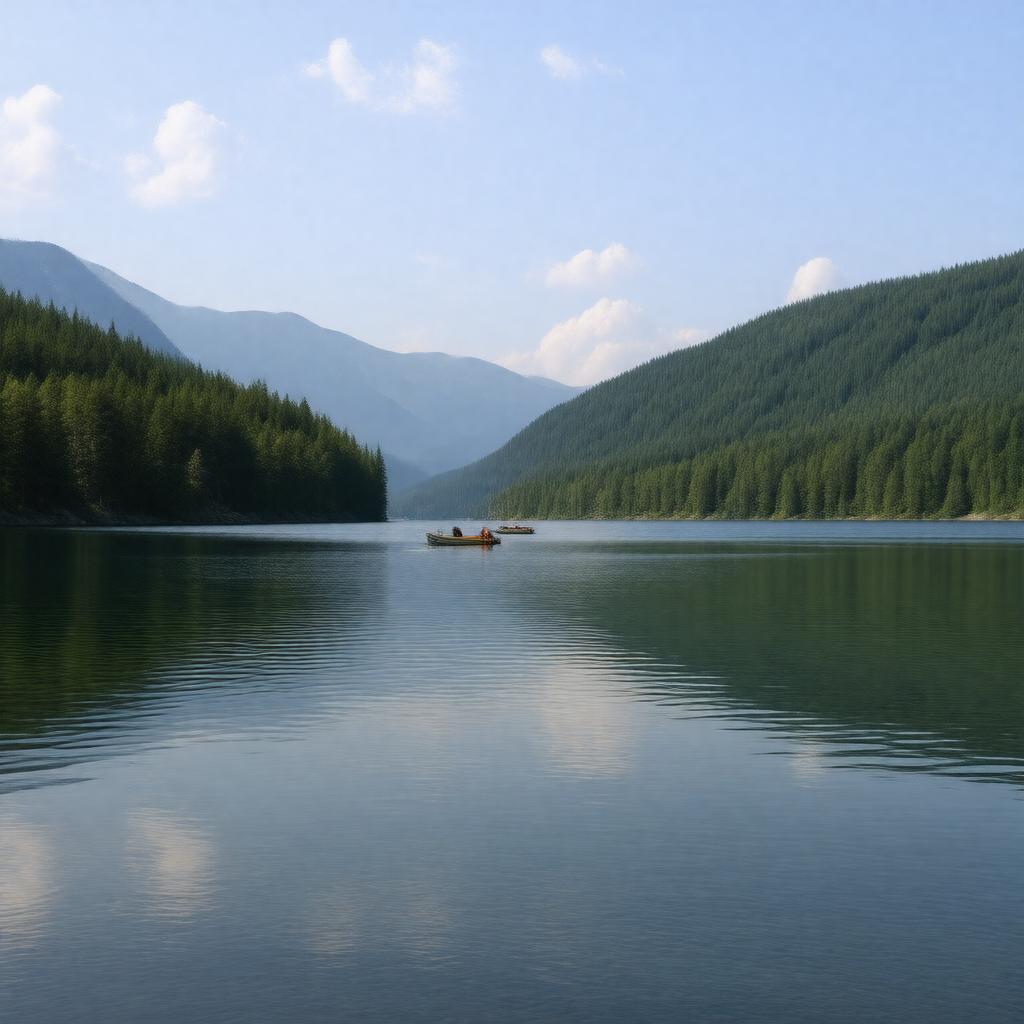 AI-created image of Sproat Lake