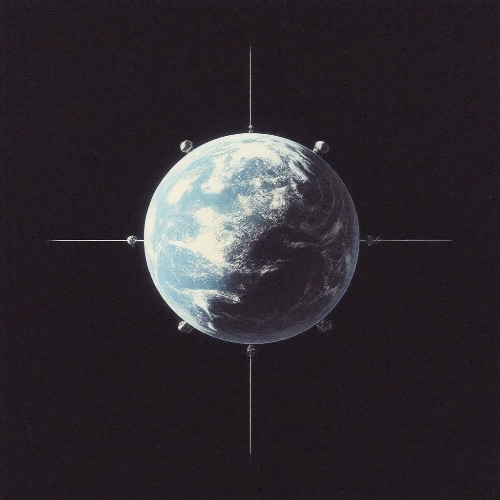 Click to view larger image AI-created image of Sputnik 1