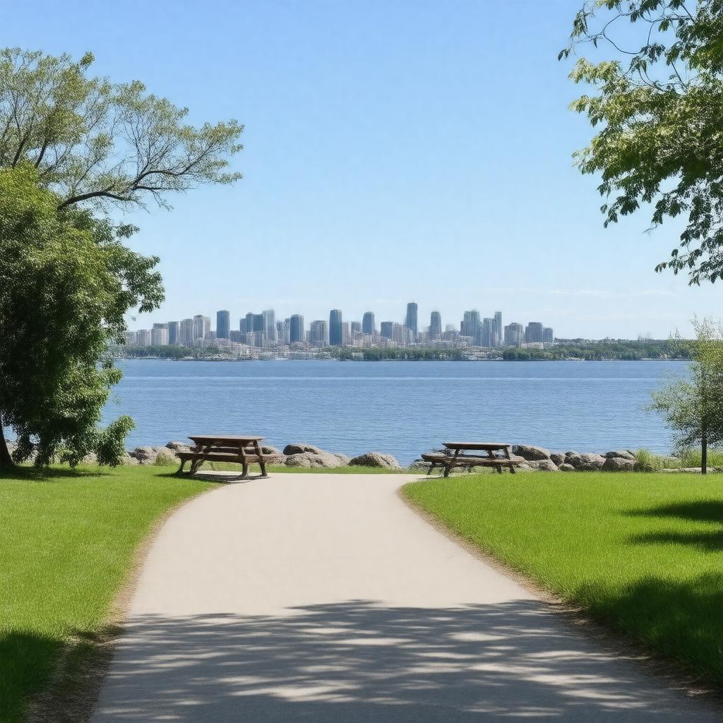 Click to view larger image AI-created image of Squantum Point Park