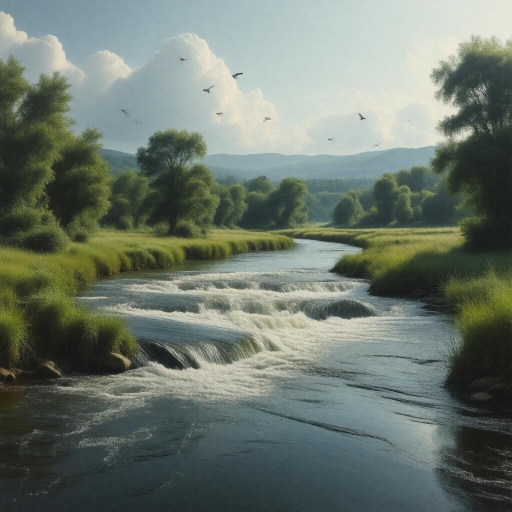 AI-created image of Squaw Creek