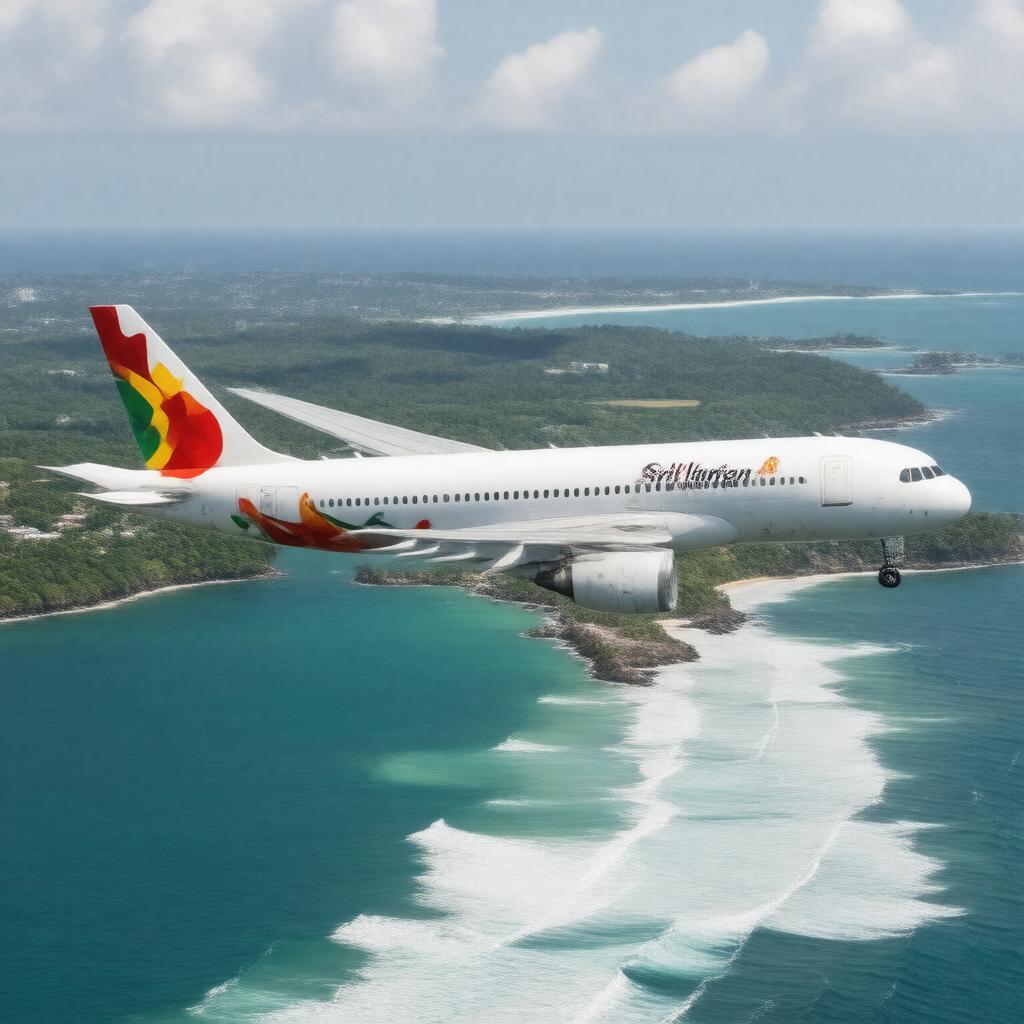 AI-created image of SriLankan Airlines