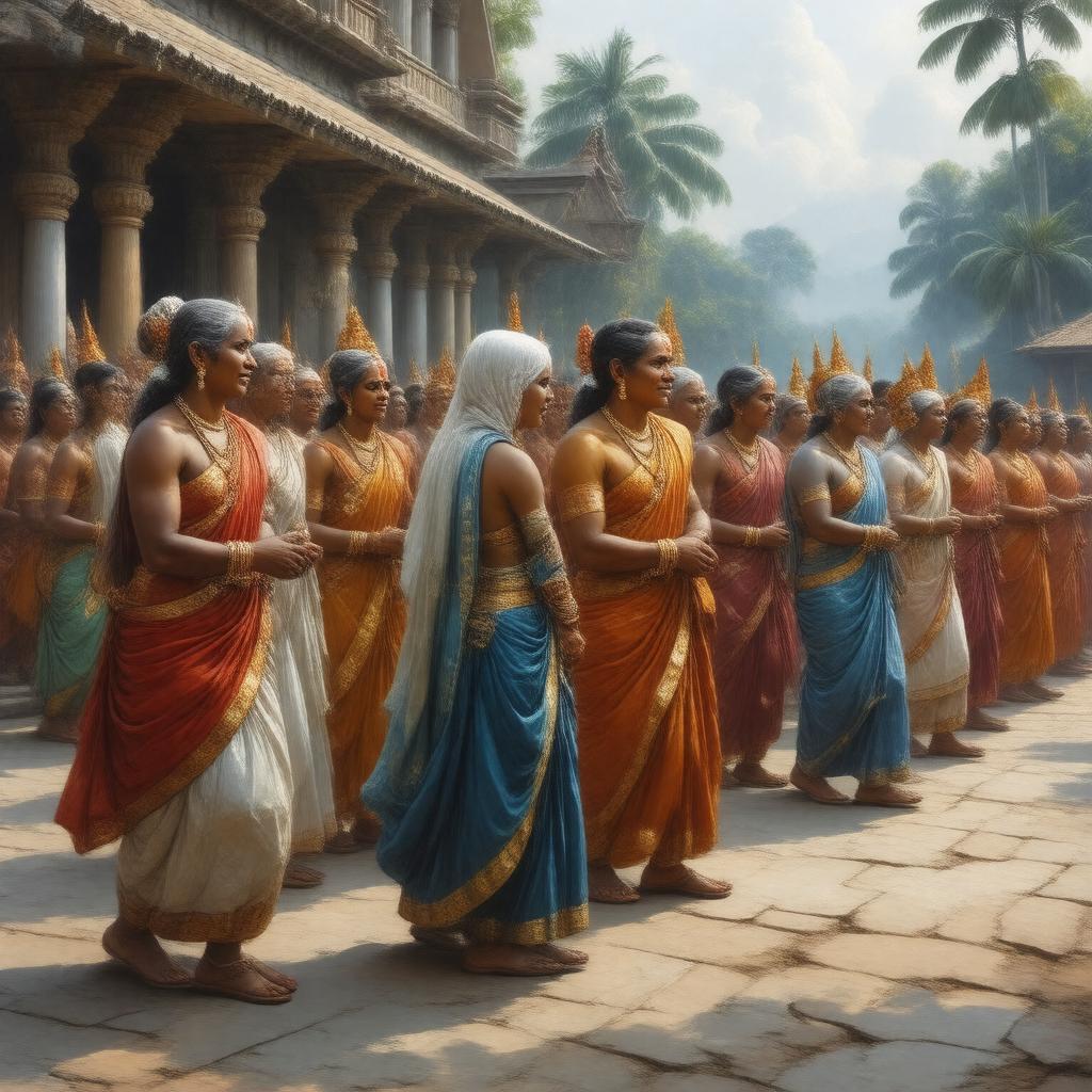 AI-created image of Sri Lankan Tamils