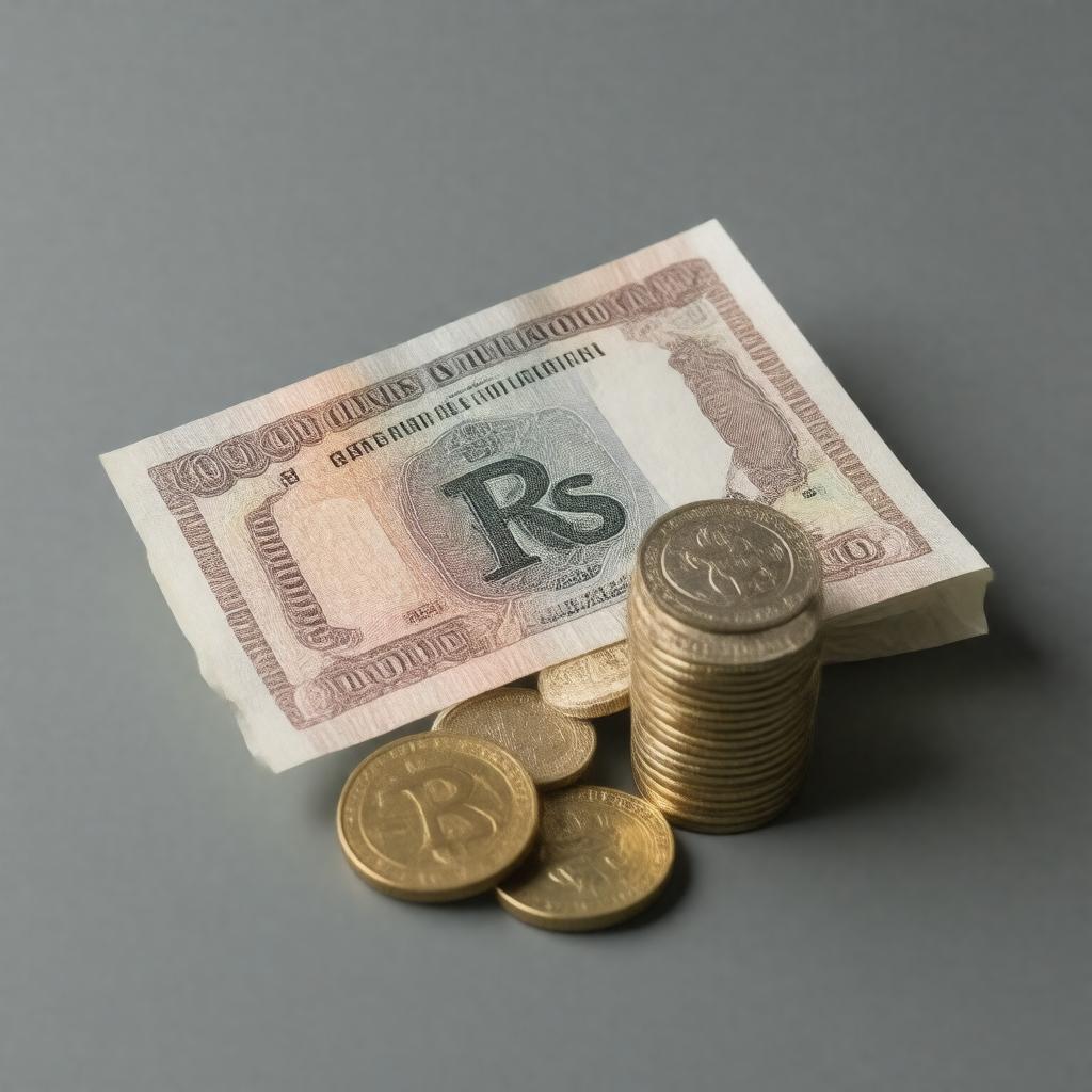 Click to view larger image AI-created image of Sri Lankan rupee