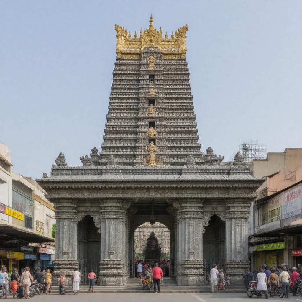 AI-created image of Sri Mariamman Temple