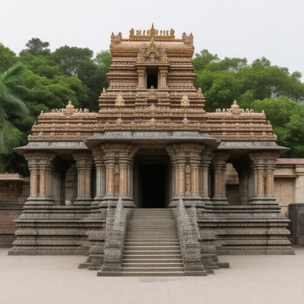 AI-created image of Sri Padmavathi Ammavari Temple