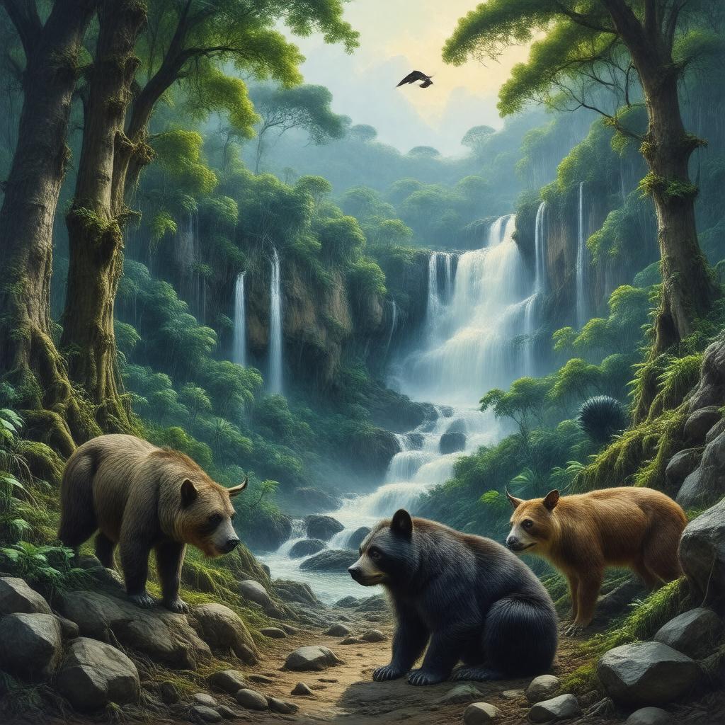 AI-created image of Sri Venkateswara National Park