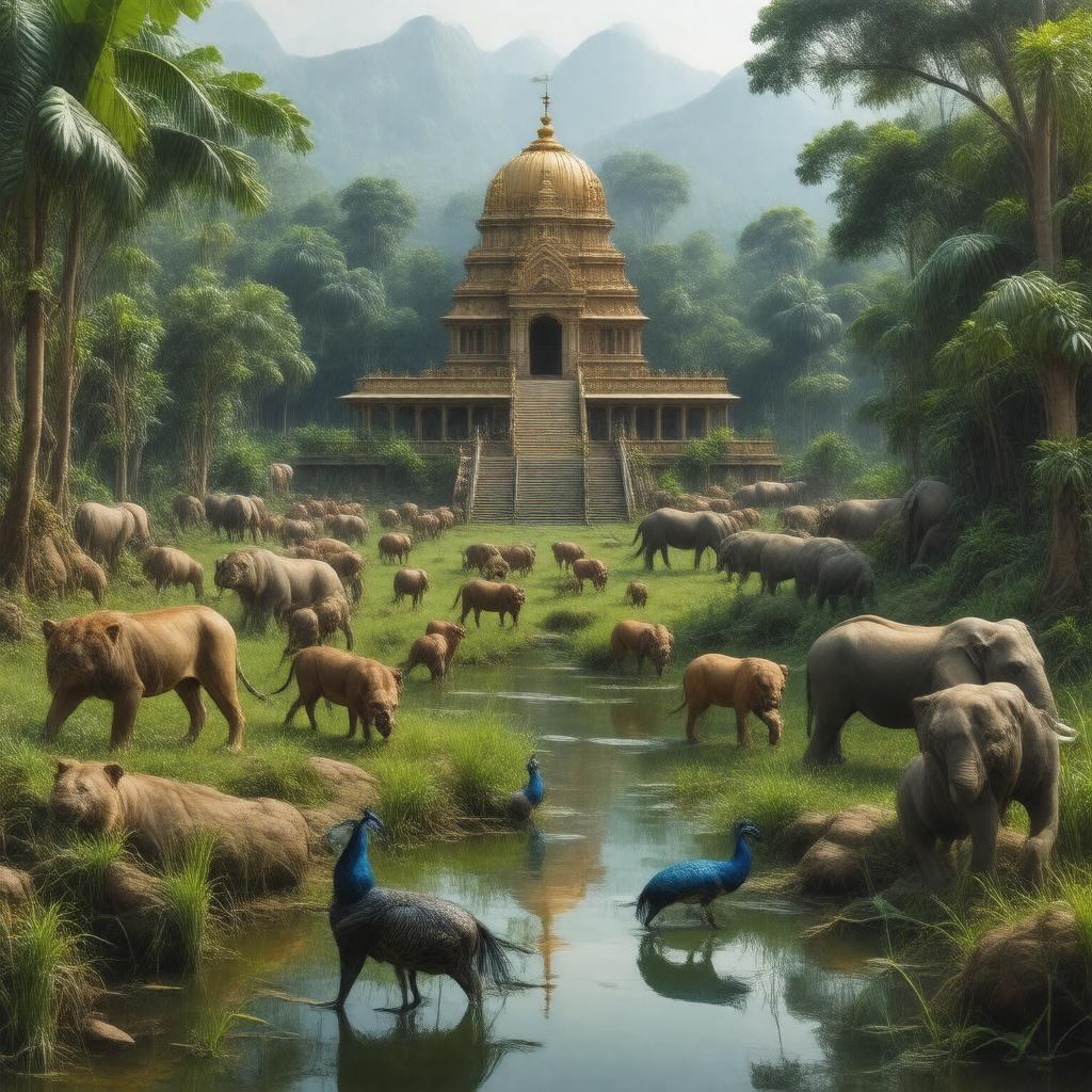 AI-created image of Sri Venkateswara Zoological Park
