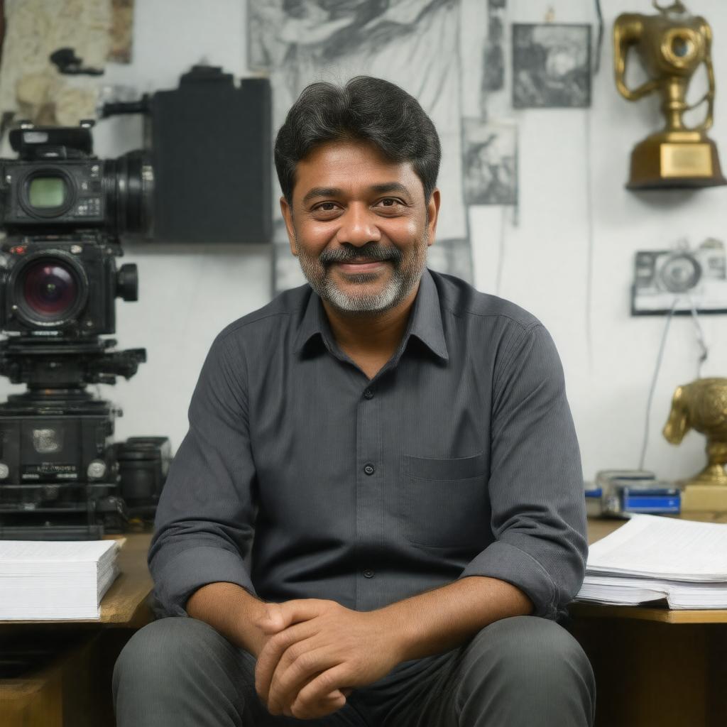 AI-created image of Srijit Mukherji