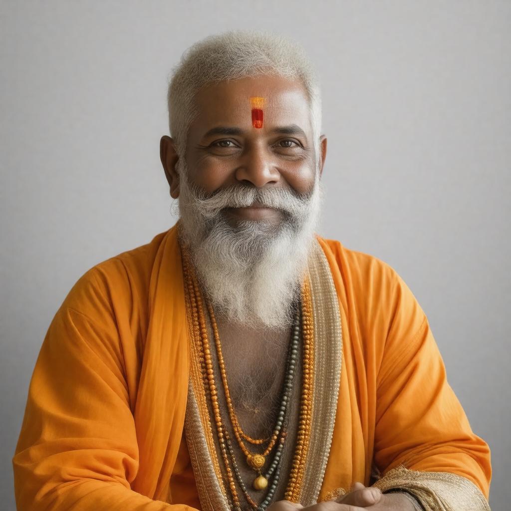 AI-created image of Srila Bhakti Vaibhava Puri Maharaj