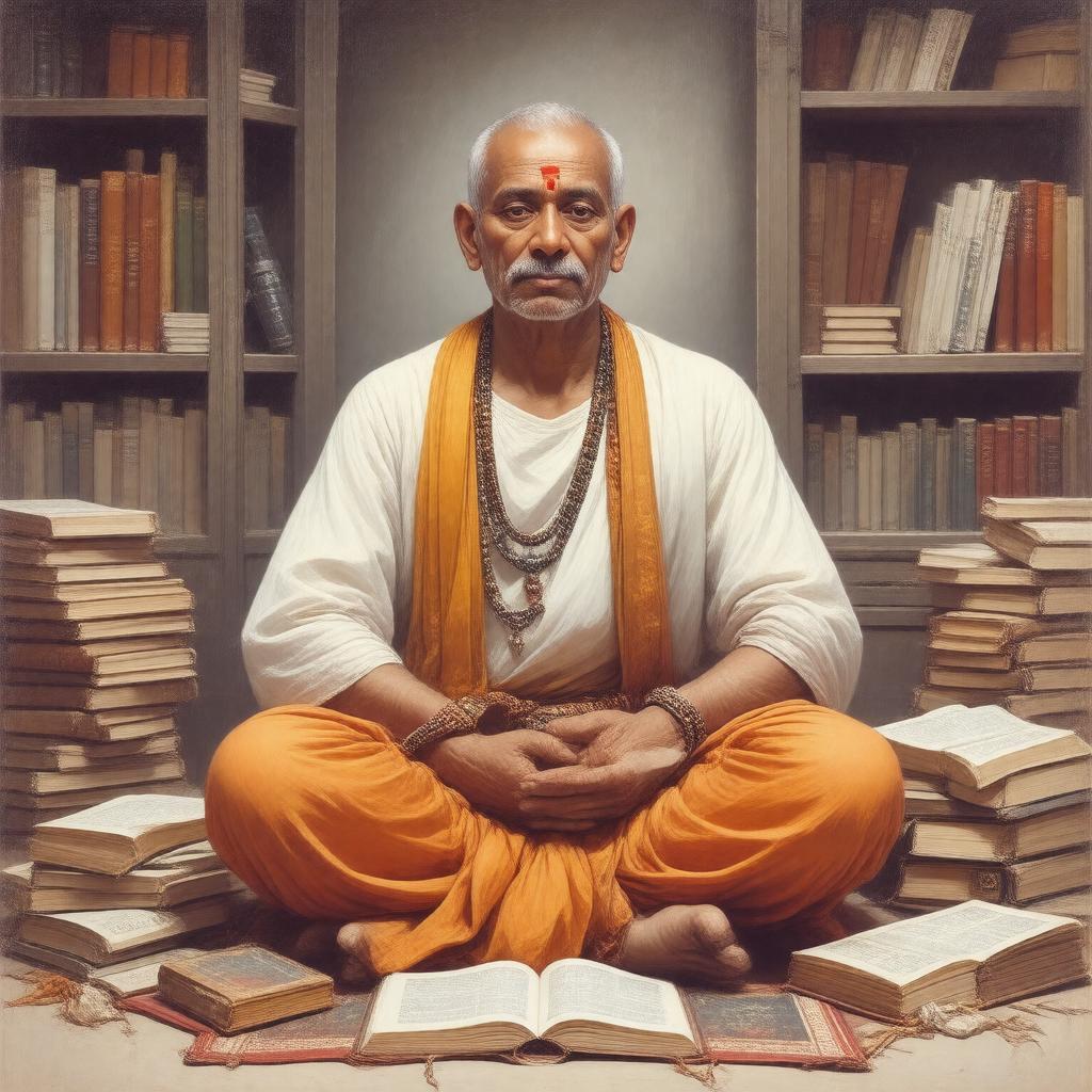 AI-created image of Srila Bhaktisiddhanta Sarasvati
