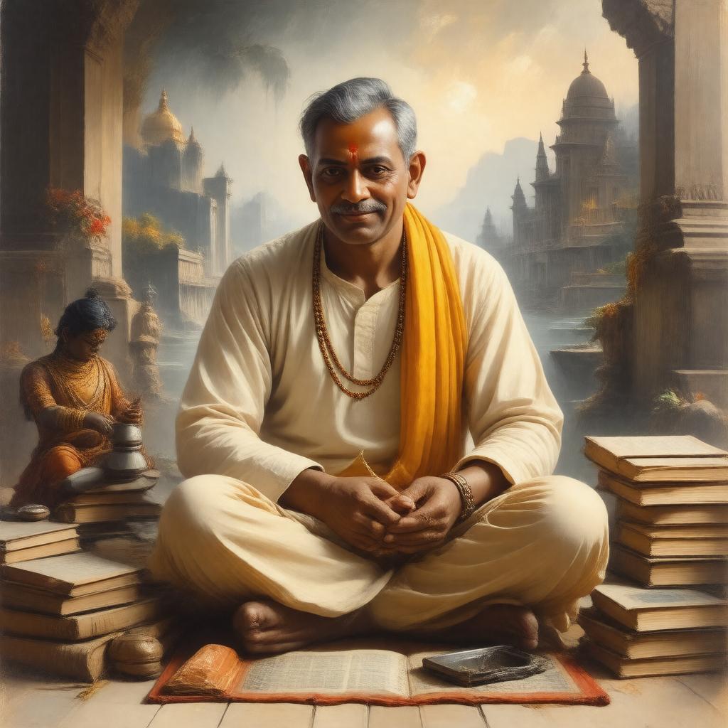 AI-created image of Srila Bhaktivinoda Thakur