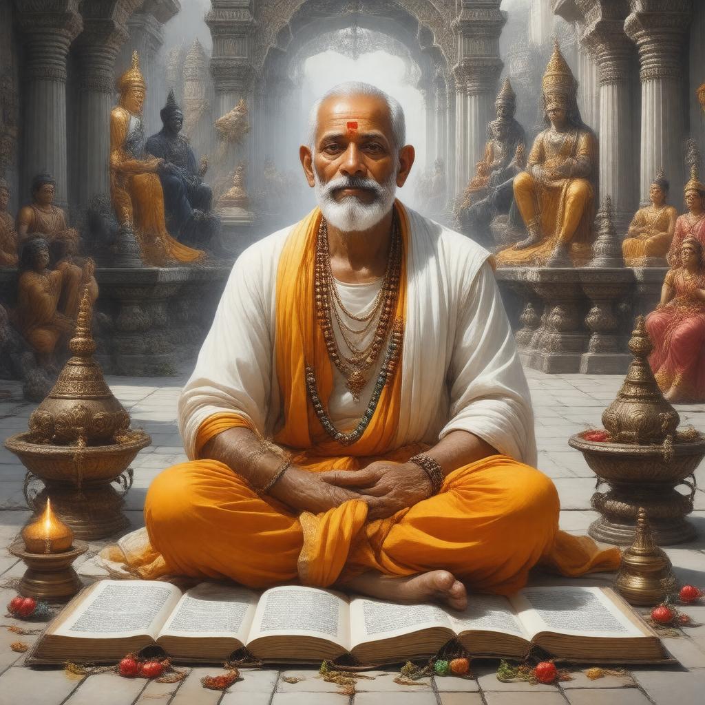 AI-created image of Srila Gopala Bhatta Goswami