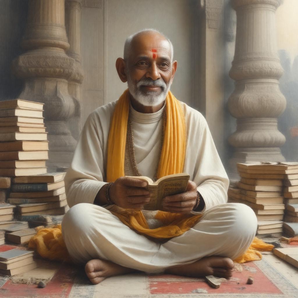 AI-created image of Srila Prabhupada