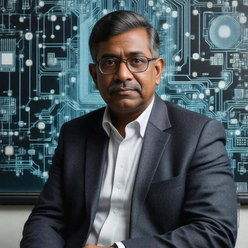 AI-created image of Srini Devadas