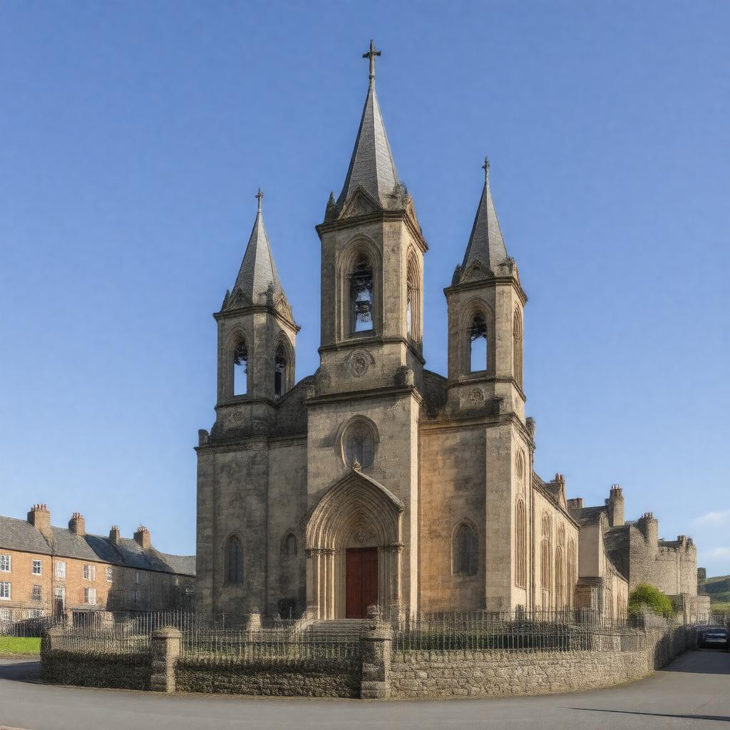 AI-created image of St. Anne's Church, Cork