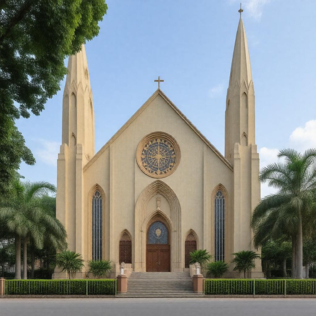 AI-created image of St. Anne's Church, Singapore