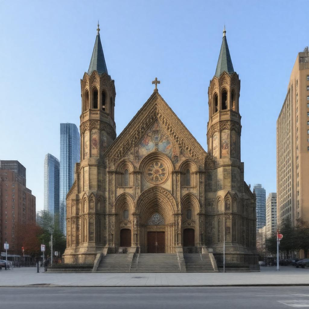 AI-created image of St. Anne's Church, Toronto