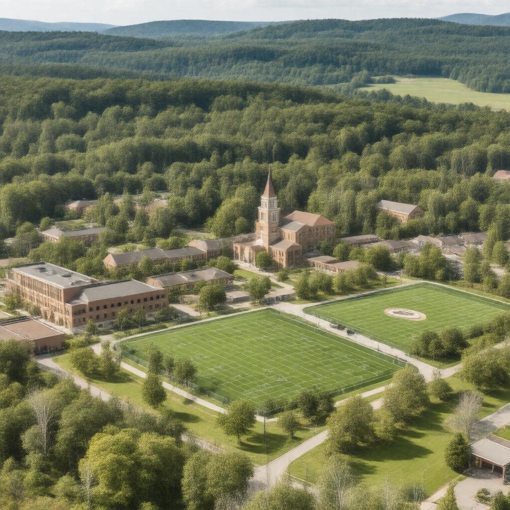 AI-created image of St. Bonaventure University