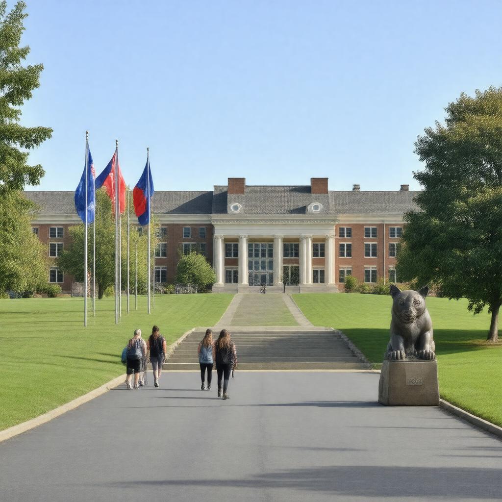 AI-created image of St. Charles Community College