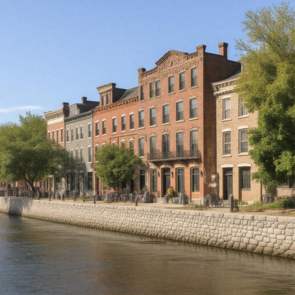 AI-created image of St. Charles Historic District