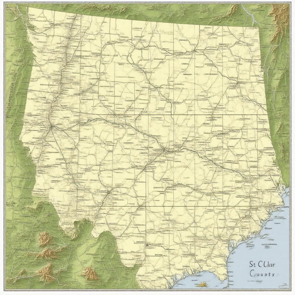 AI-created image of St. Clair County