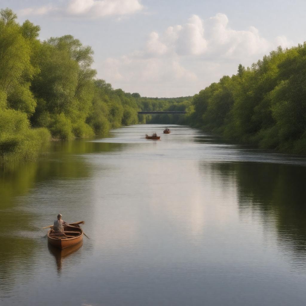 AI-created image of St. Croix River