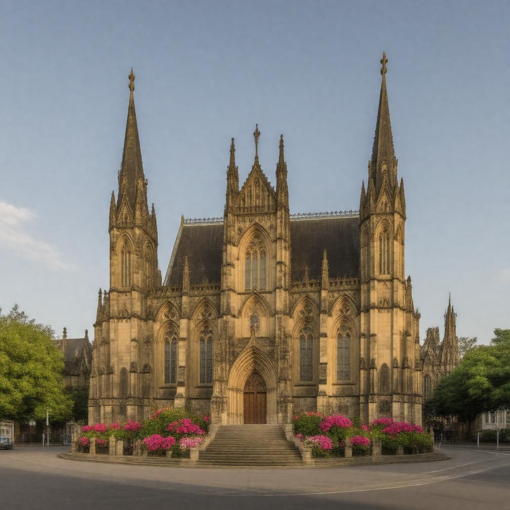 AI-created image of St. Fin Barre's Cathedral