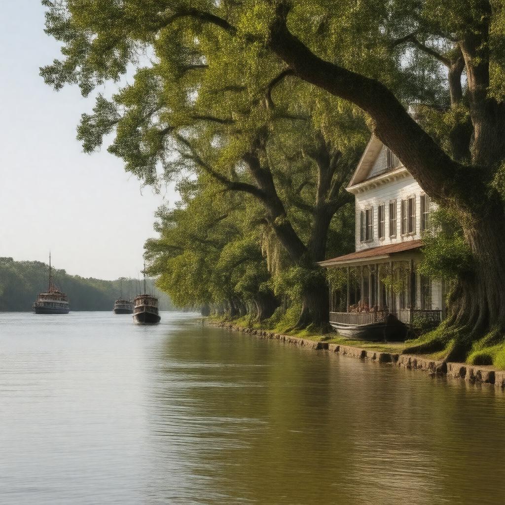 AI-created image of St. Francisville