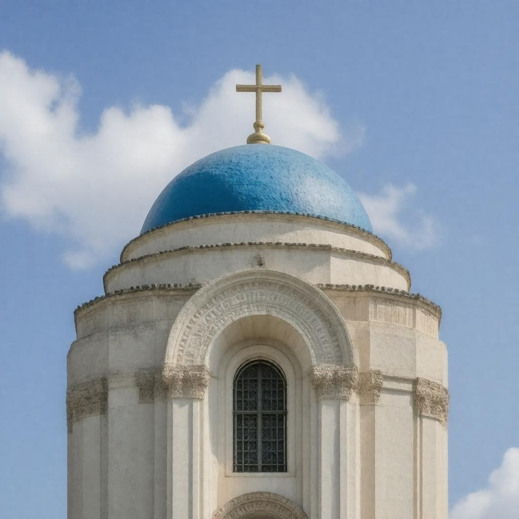 AI-created image of St. George Greek Orthodox Church
