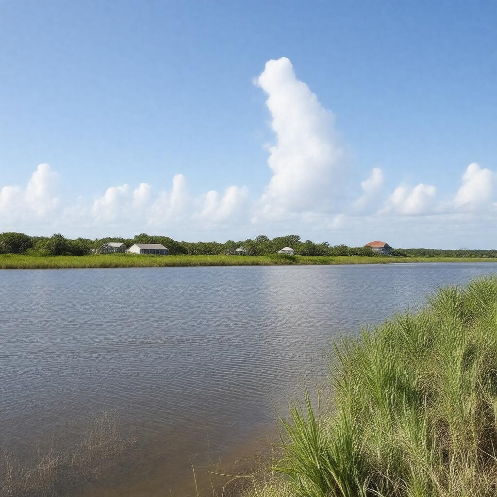 AI-created image of St. George Island (community)