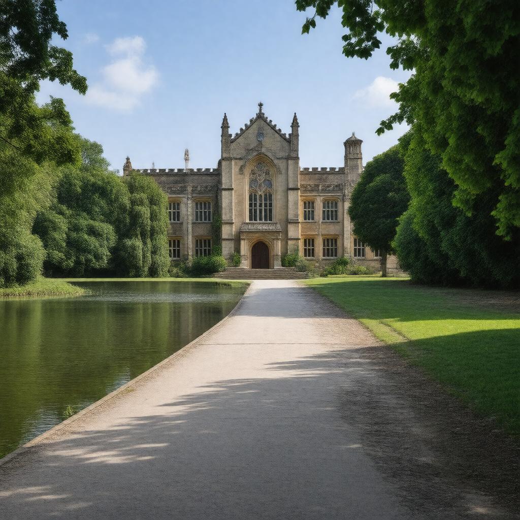 AI-created image of St. Hilda's College