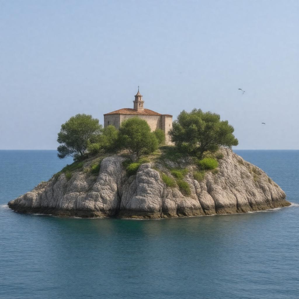 AI-created image of St. Ivan Island