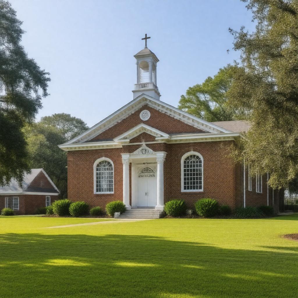 AI-created image of St. James Parochial School