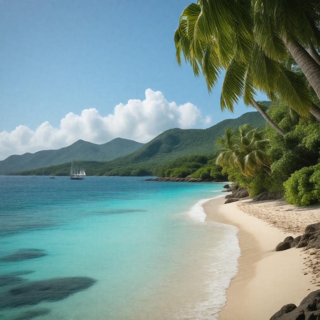 AI-created image of St. John, U.S. Virgin Islands