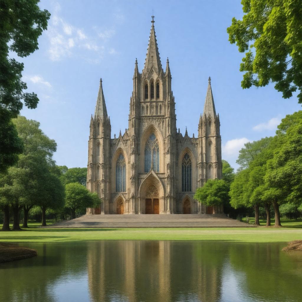 AI-created image of St. John the Baptist Church