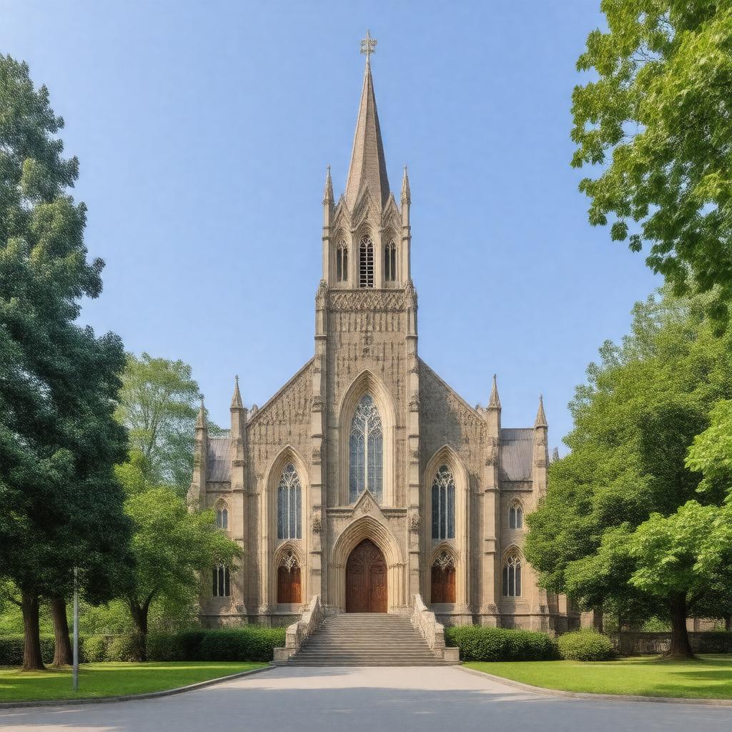 AI-created image of St. John the Evangelist Church