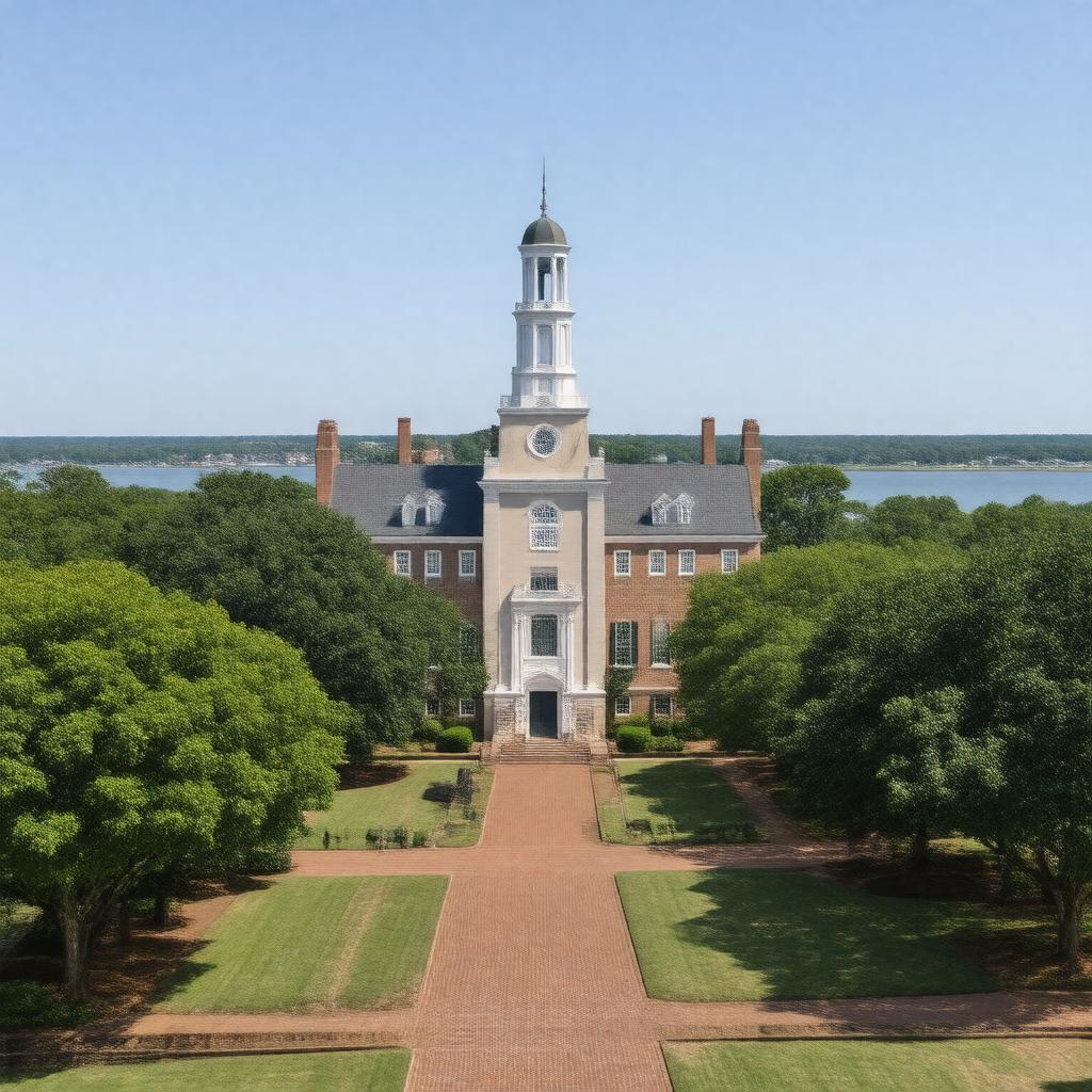 AI-created image of St. John's College (Annapolis)