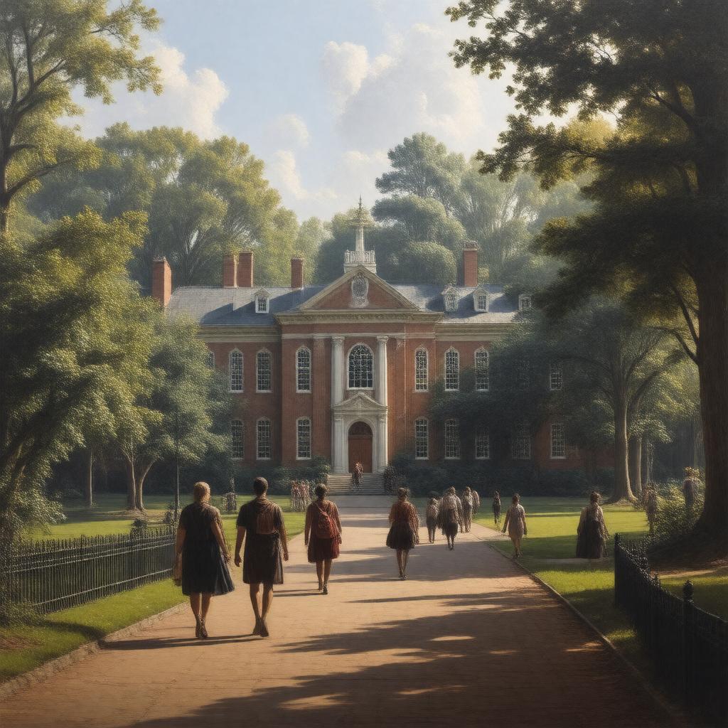 AI-created image of St. John's College