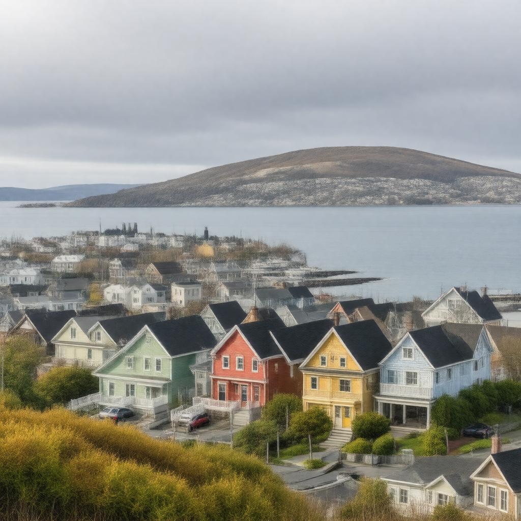 Click to view larger image AI-created image of St. John's, Newfoundland and Labrador, Canada