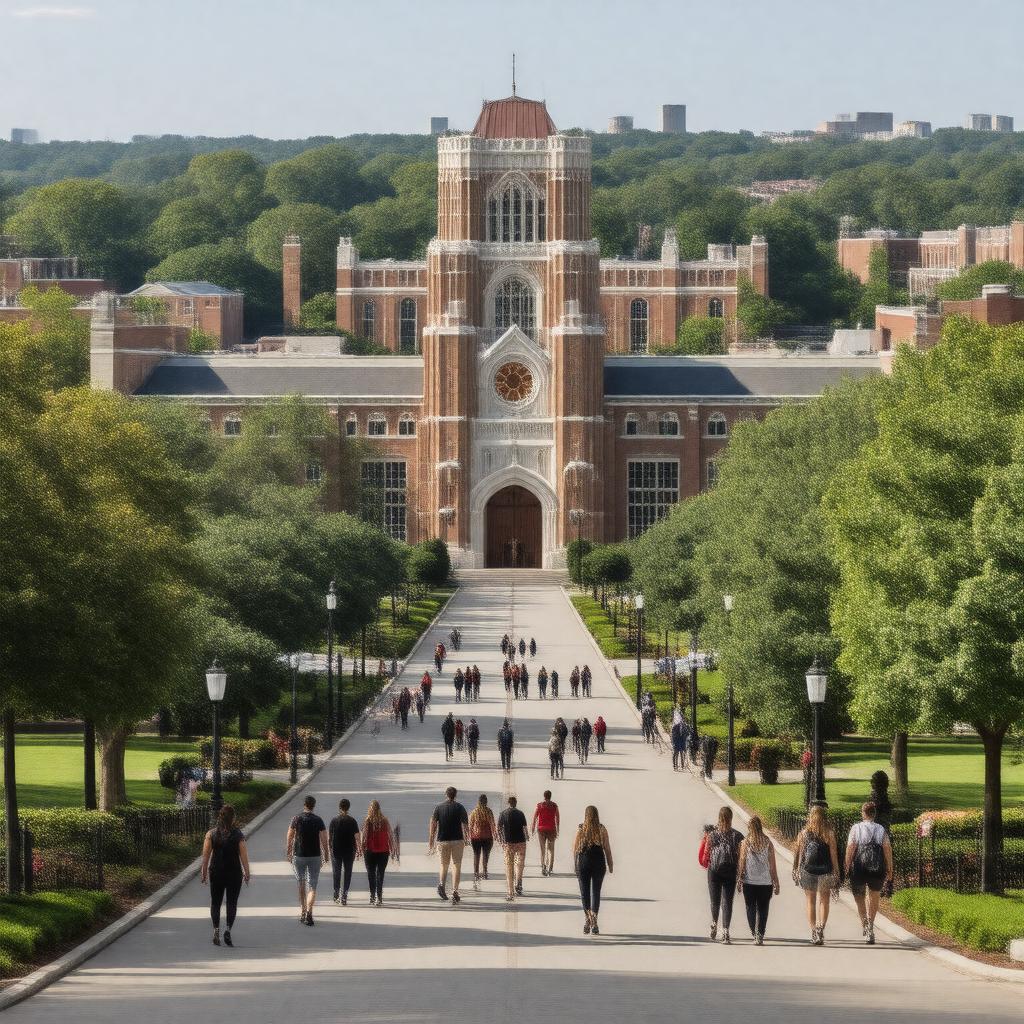 AI-created image of St. John's University