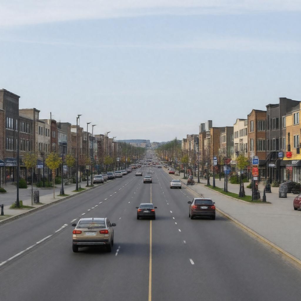 AI-created image of St. Joseph Boulevard