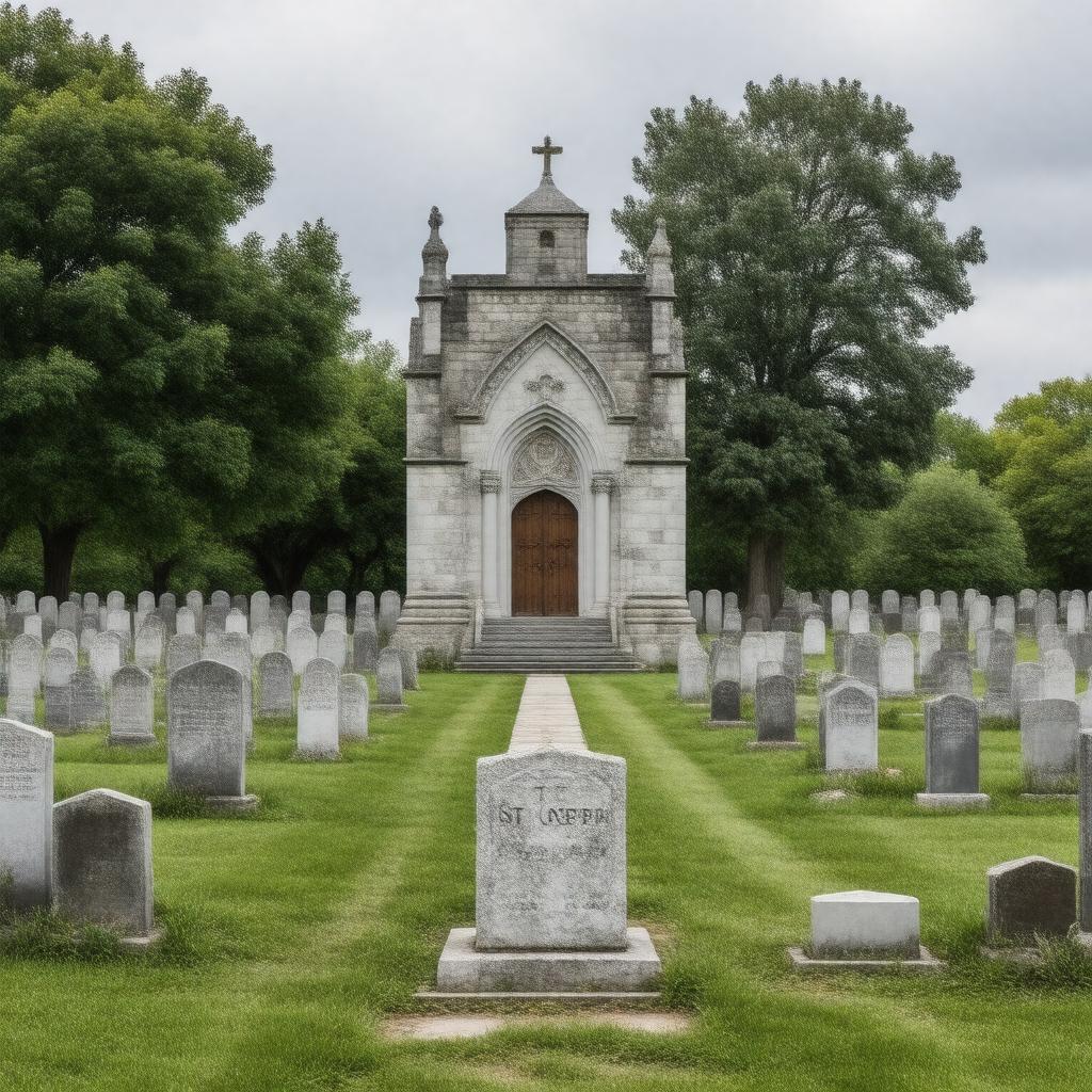AI-created image of St. Joseph Cemetery